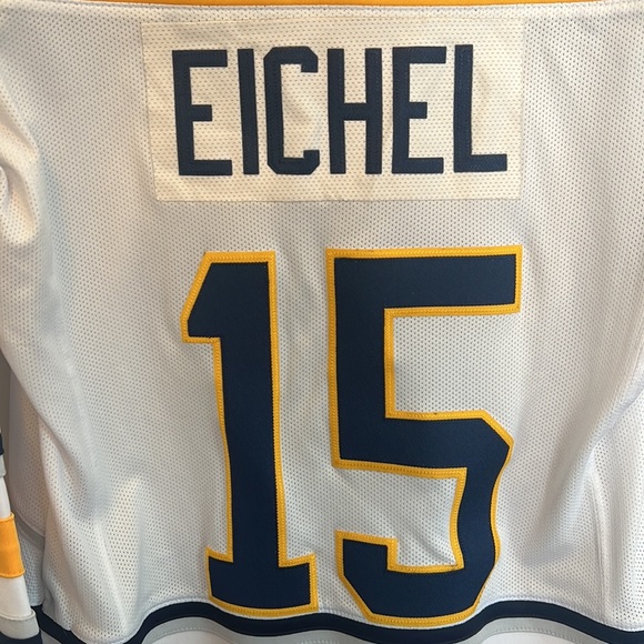 NHL Buffalo Sabers Jack Eichel #15 Reebok Women’s Small Jersey - Picture 6 of 6